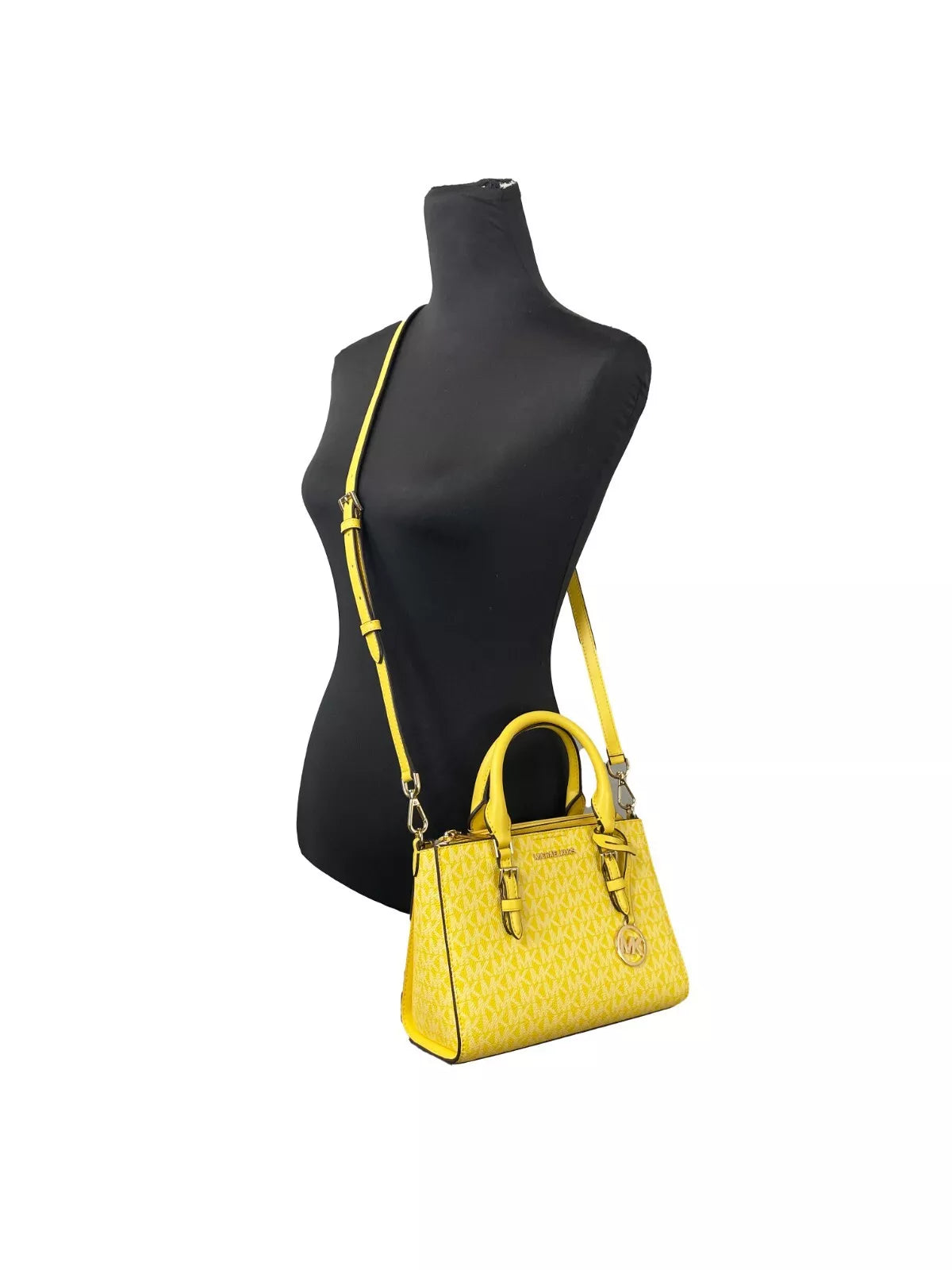 Charlotte 3 in 1 Satchel Bag Crossbody Golden Yellow