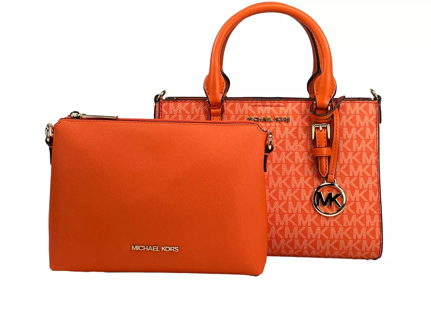 Charlotte 3 in 1 Satchel Bag Crossbody Poppy Orange