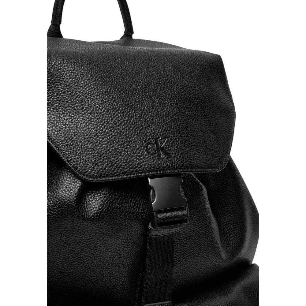 Black Polyethylene Backpack