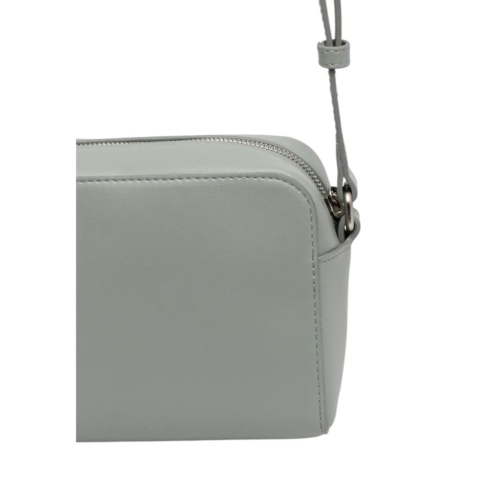 Gray Polyethylene Handbag