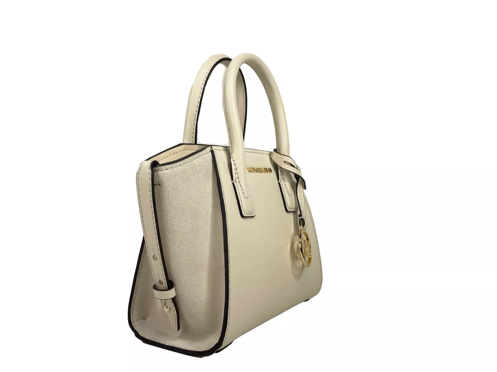 Avril XS Cream Satchel Crossbody Bag Purse