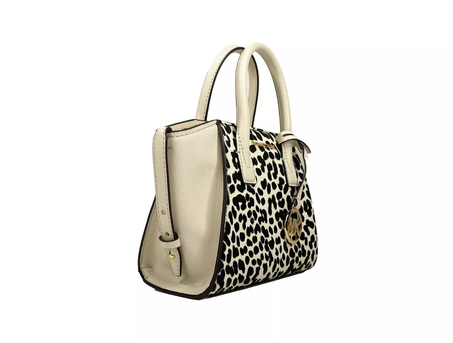 Avril XS Cream Cheetah Satchel Crossbody Bag Purse