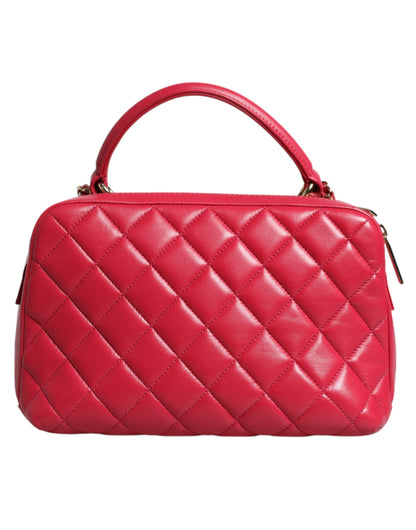 Pink Seal Matelasse Chain CC Lamb Skin Leather Bag