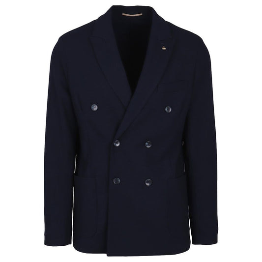 Blue Polyester Blazer