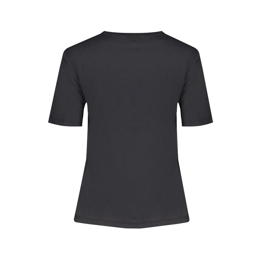 Black Cotton Tops & T-Shirt