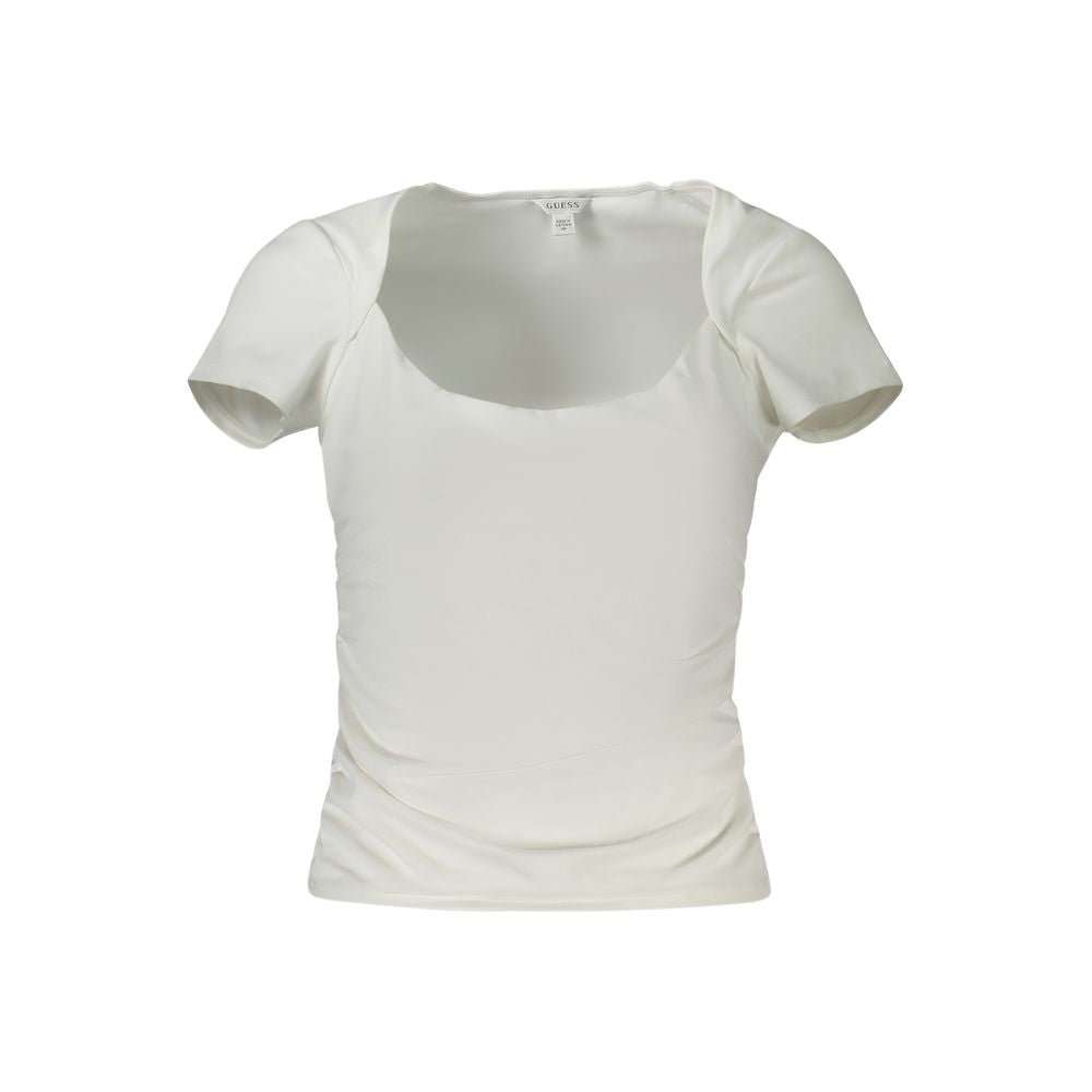 White Polyamide Women Top