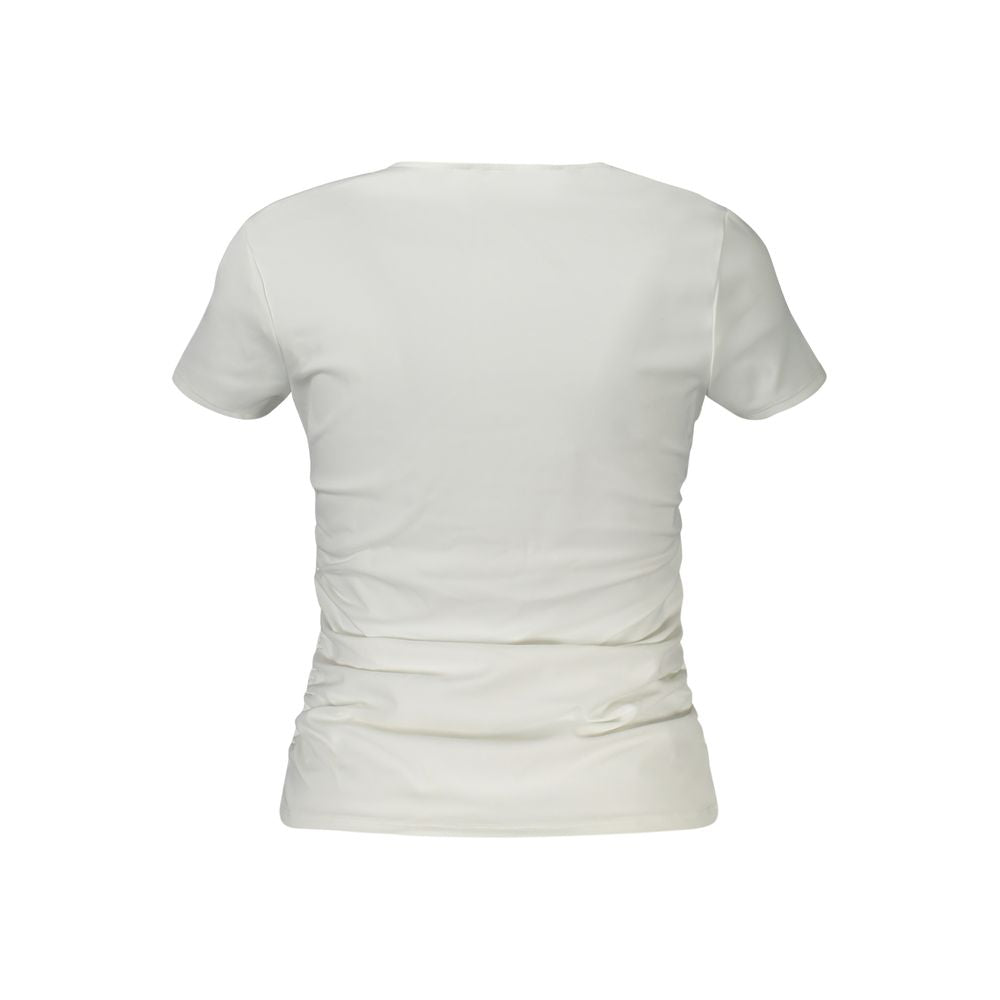 White Polyamide Women Top