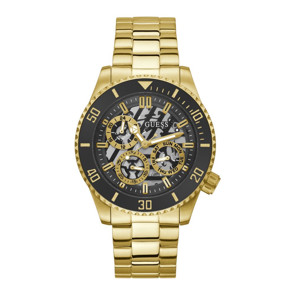 Gold Steel Watch