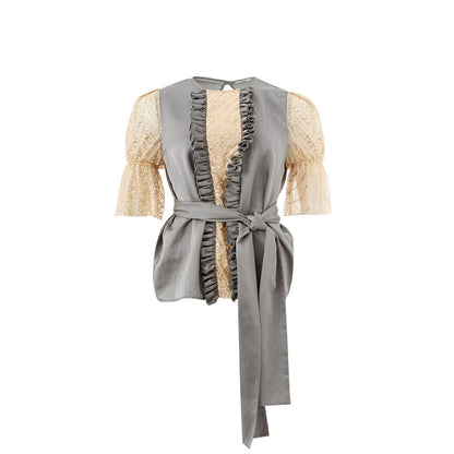 Multicolor Silk Tops & T-Shirt