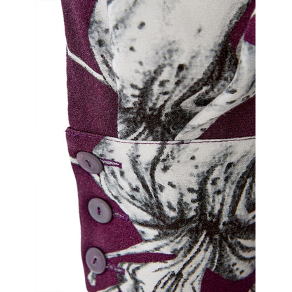 Purple Viscose Casual Dress