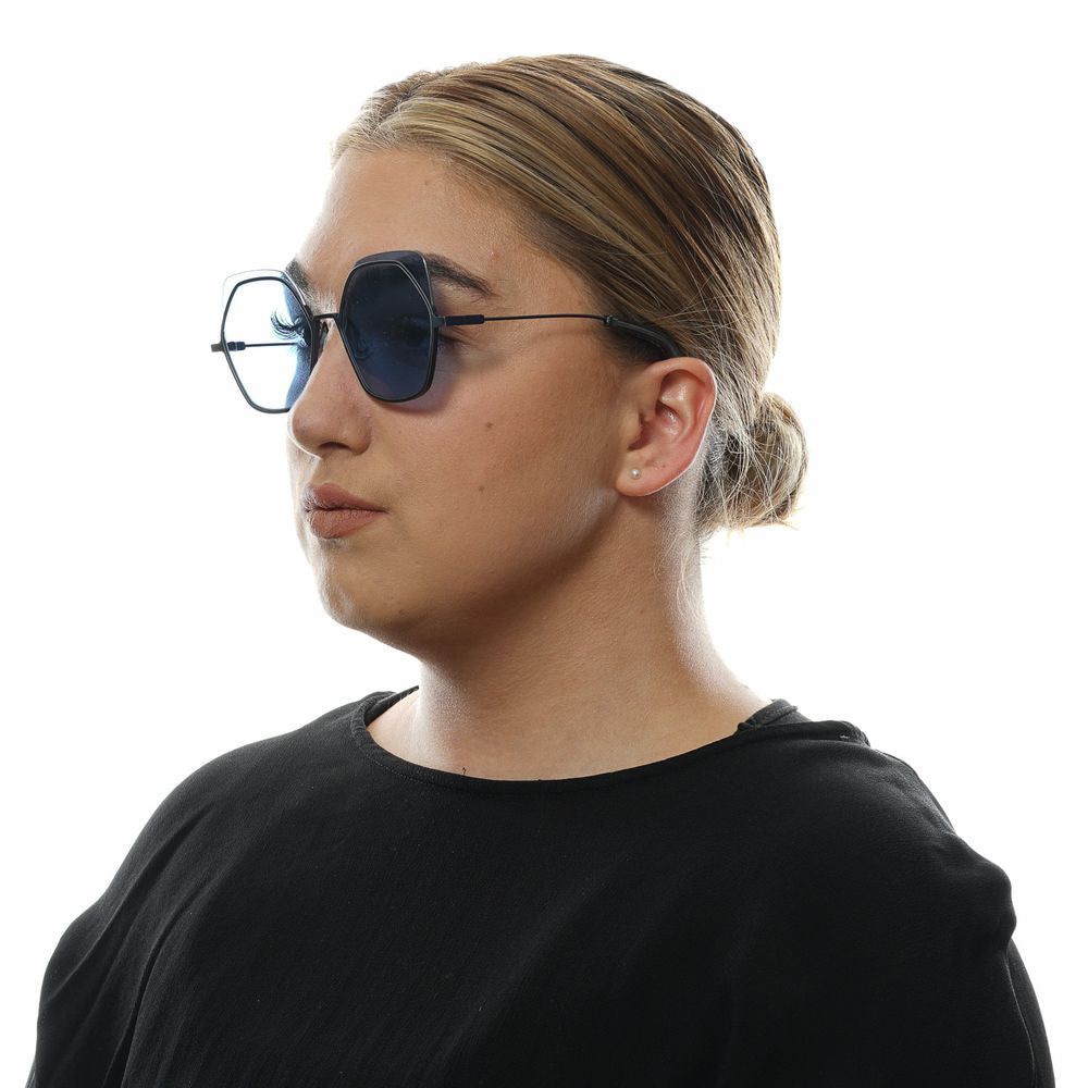 Gray Metal & Plastic Sunglasses