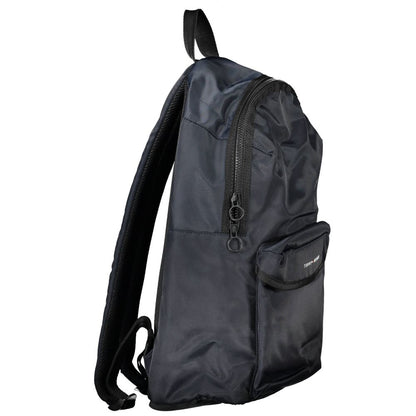 Blue Polyester Men Backpack