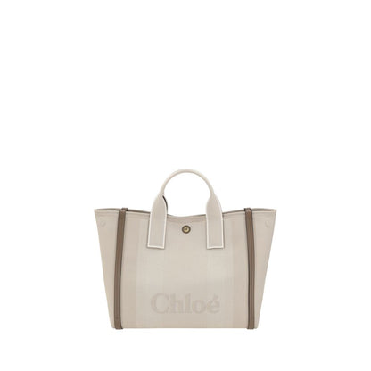 Beige Cotton Handbag