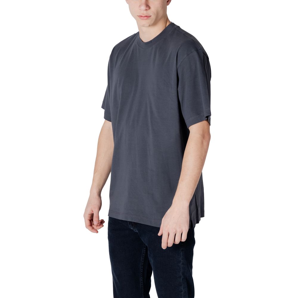 Gray Cotton T-Shirt