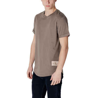 Beige Cotton T-Shirt