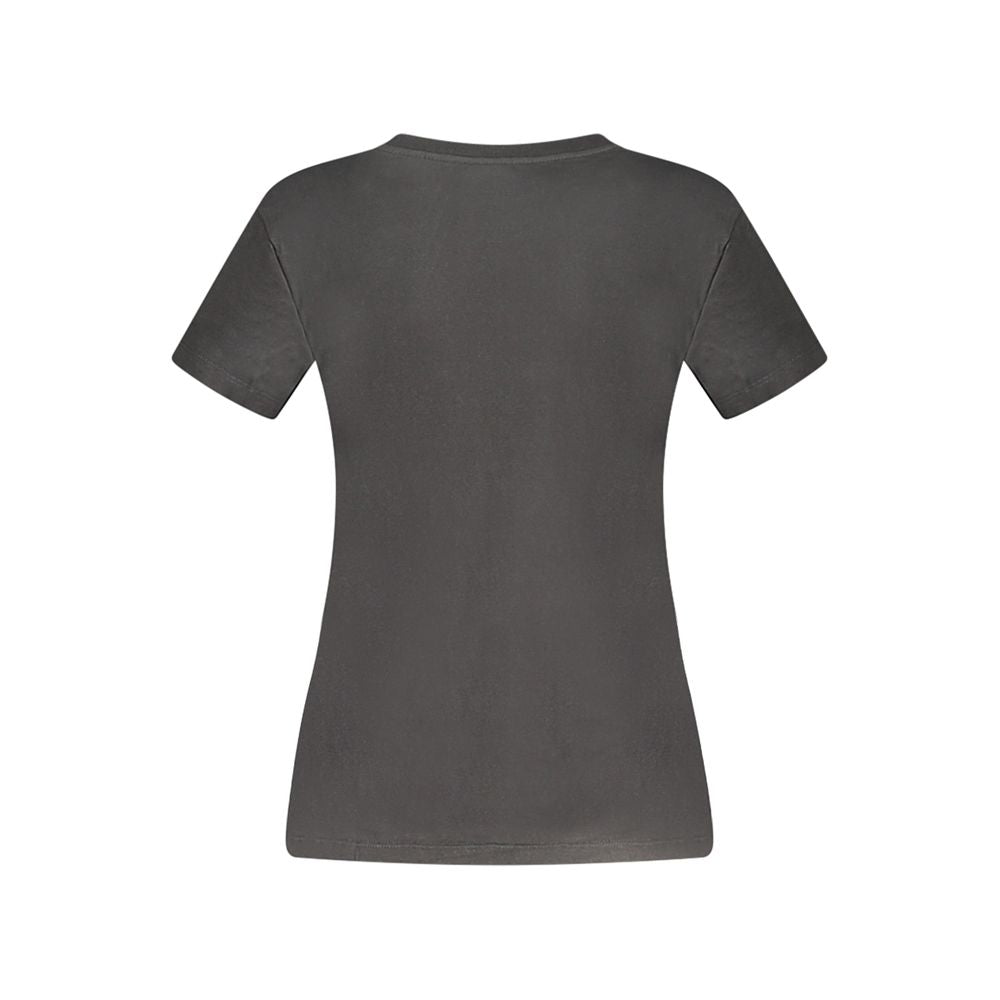 Black Cotton Women TShirt