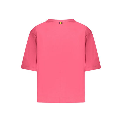 Pink Cotton Women Top