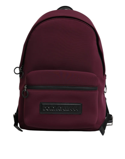 Burgundy Montreale Tecnico Textile Men Backpack Bag