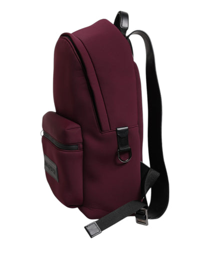 Burgundy Montreale Tecnico Textile Men Backpack Bag