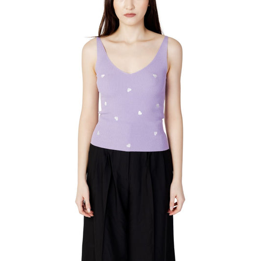 Purple Viscose Tops & T-Shirt