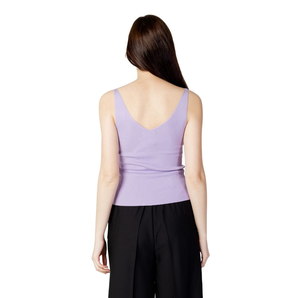 Purple Viscose Tops & T-Shirt