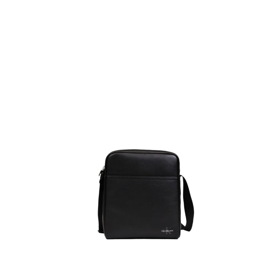 Black Polyethylene Messenger Bag