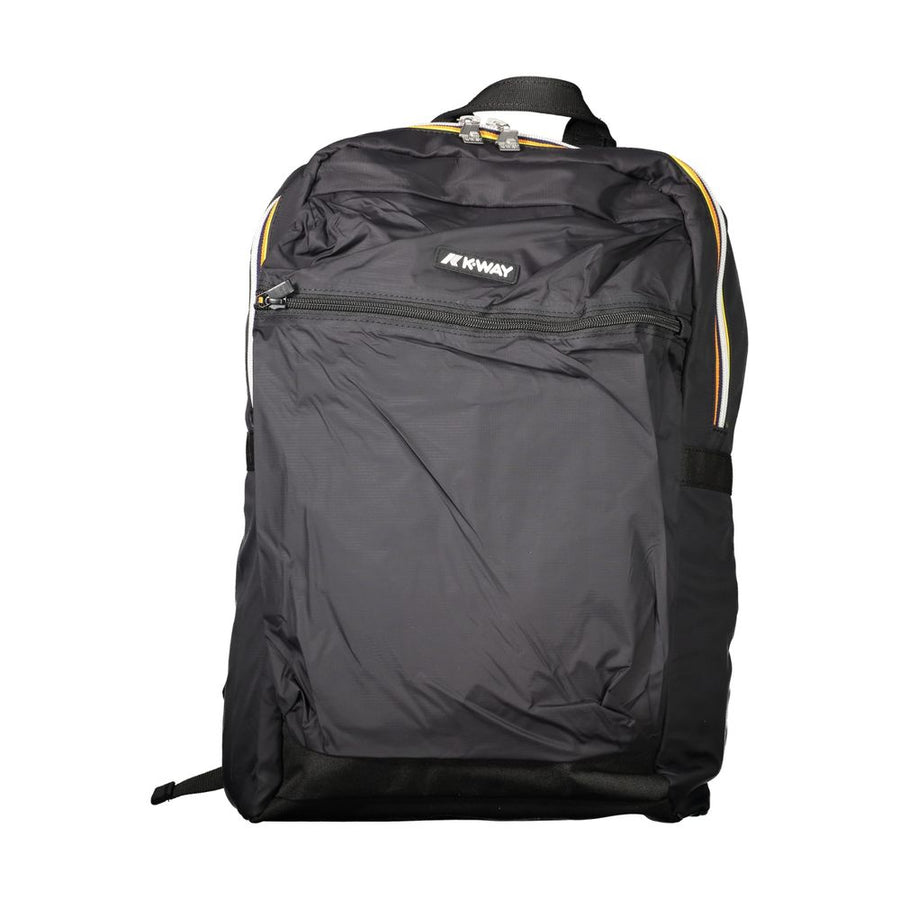 Black Polyamide Men Backpack