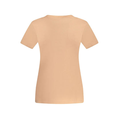 Pink Cotton Women T-Shirt