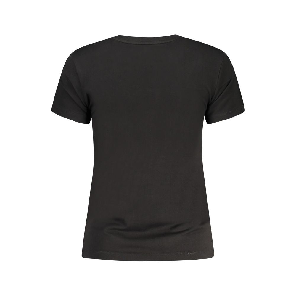 Black Cotton Tops & T-Shirt