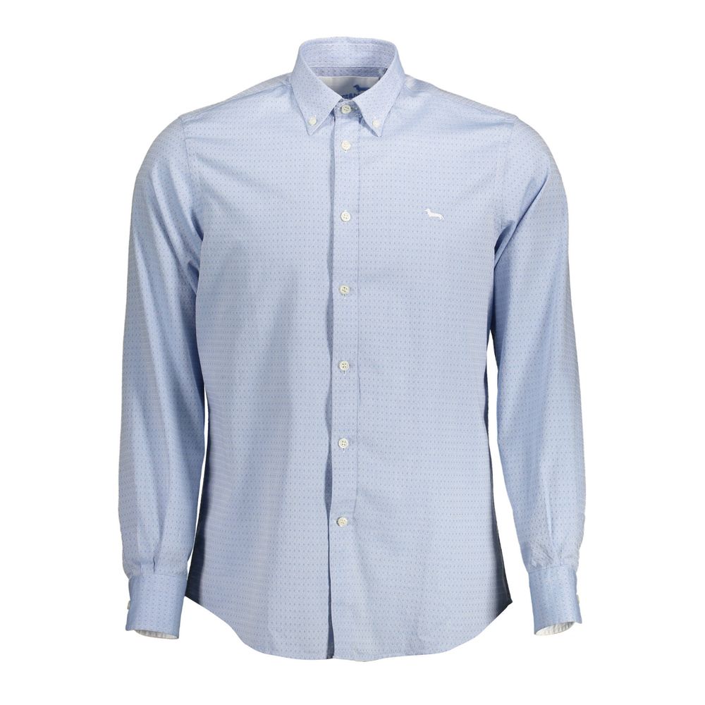 Light Blue Cotton Men Shirt