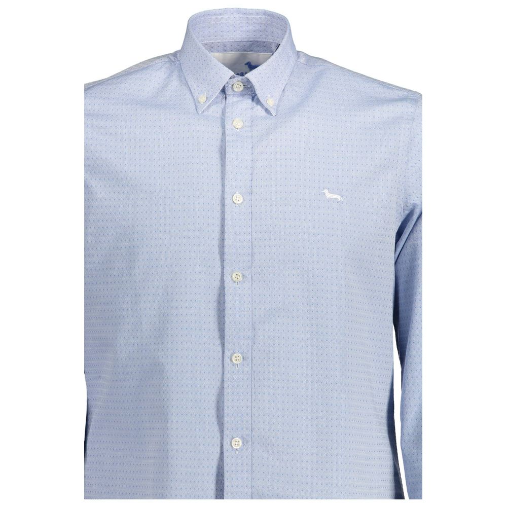 Light Blue Cotton Men Shirt