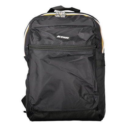 Black Polyamide Men Backpack