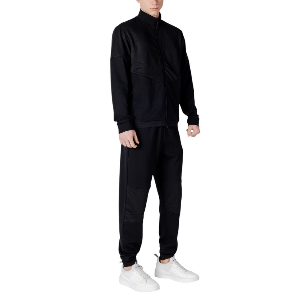 Black Cotton Sweatsuit