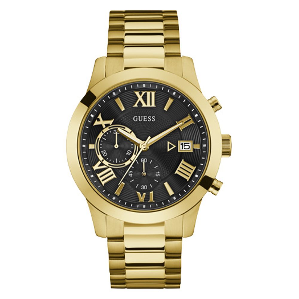 Gold Steel Watch