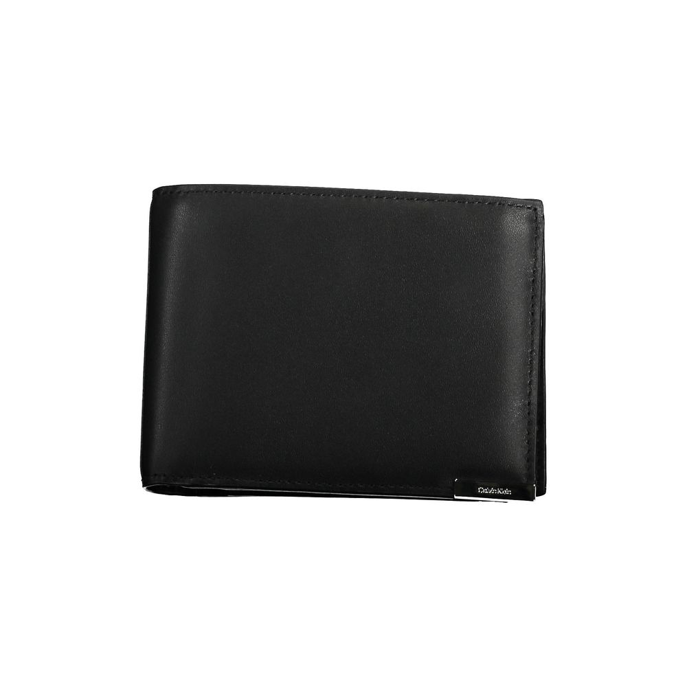 Black Leather Men Wallet