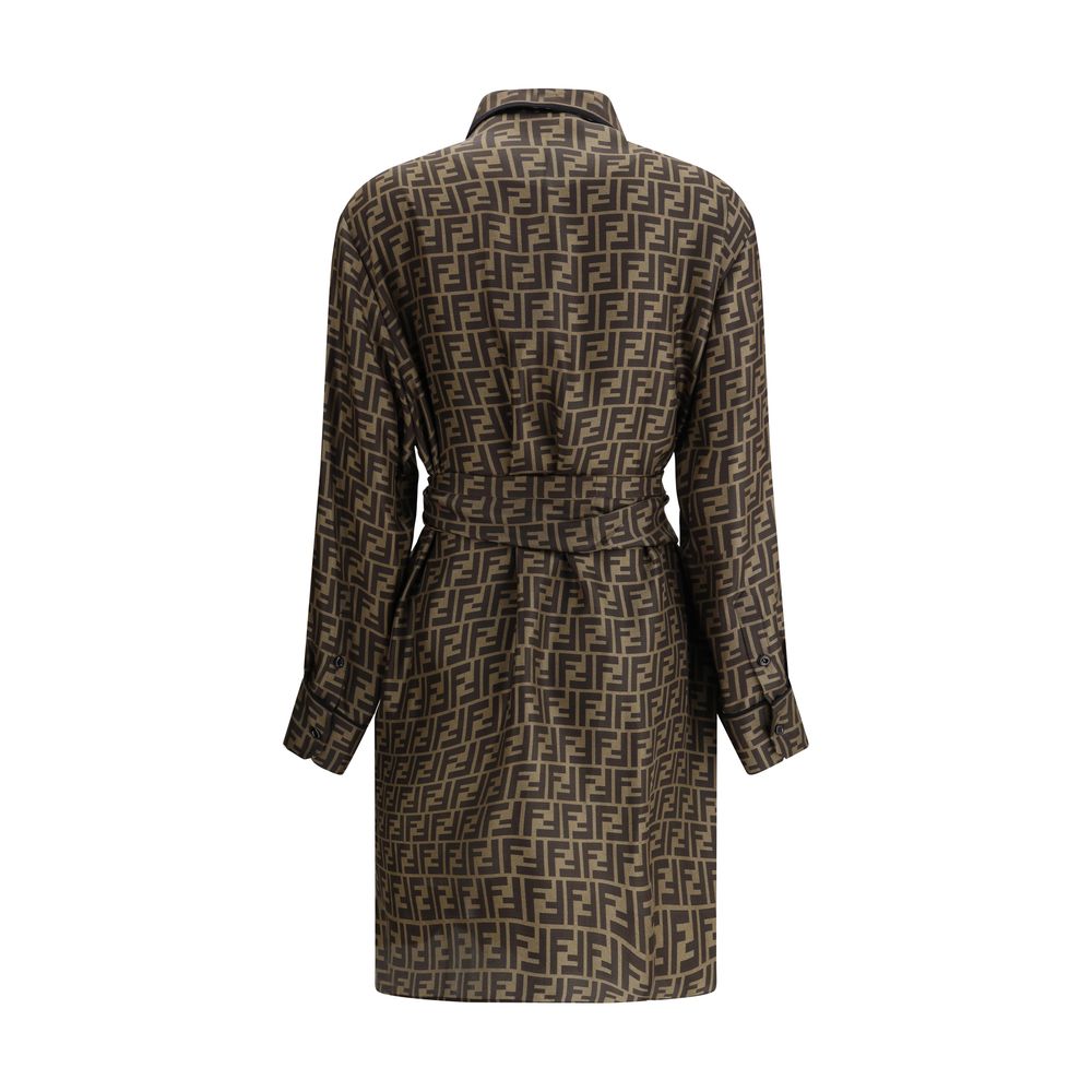 FF pattern shirt Dress