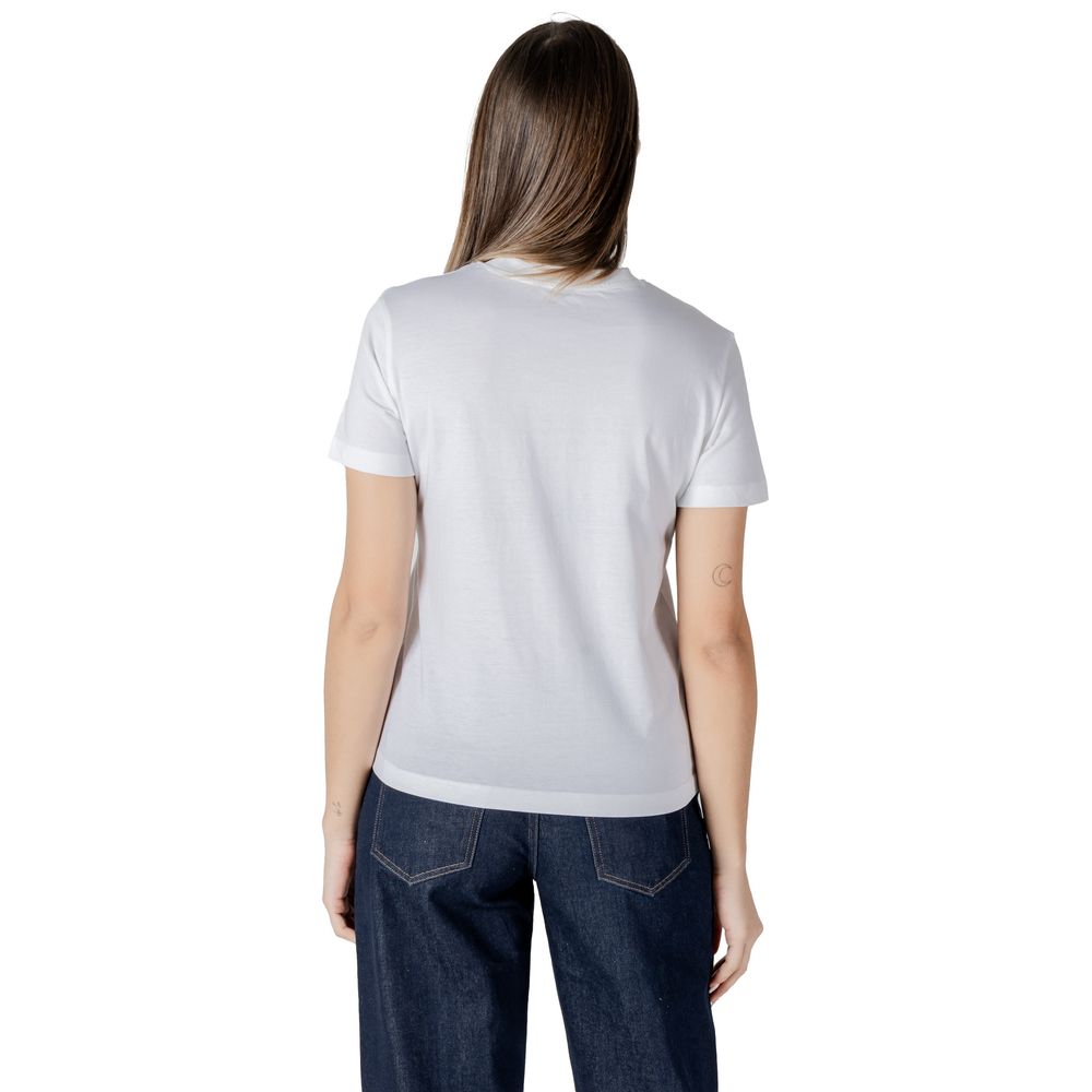 White Cotton Rigenerato Tops & T-Shirt