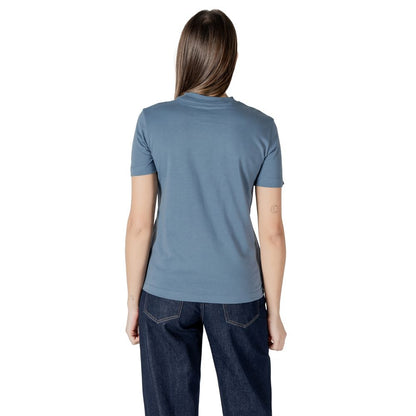 Blue Cotton Rigenerato Tops & T-Shirt