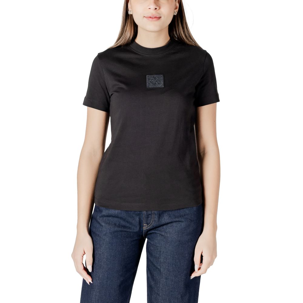 Black Cotton Tops & T-Shirt