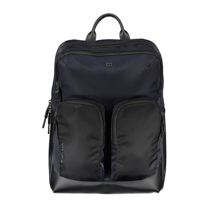 Blue Polyethylene Men Backpack