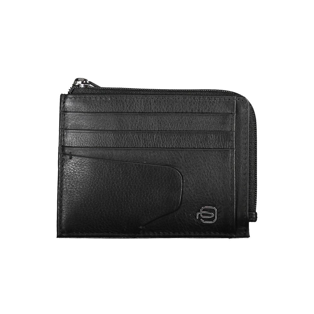 Black Leather Men Wallet