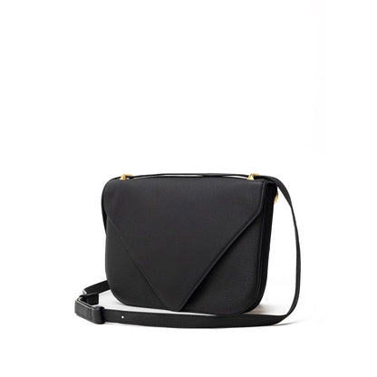 Black Leather Shoulder Bag