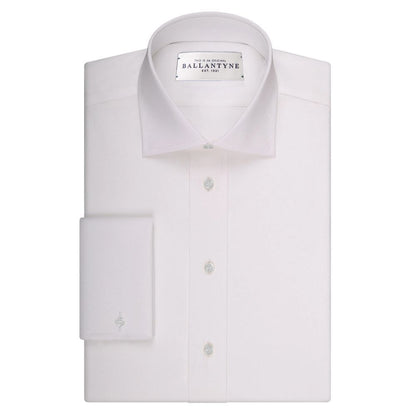 White White Cotton Material Shirt