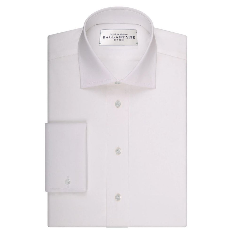 White White Cotton Material Shirt