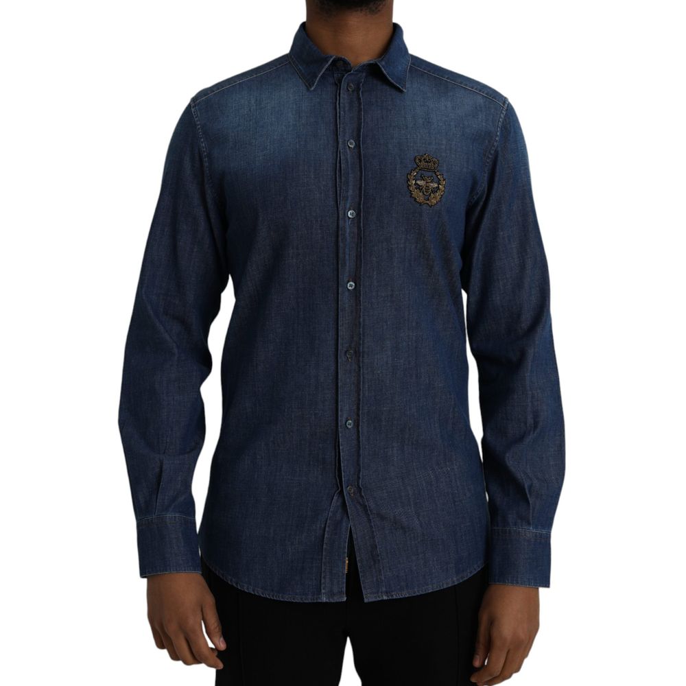 Blue Cotton Shirt