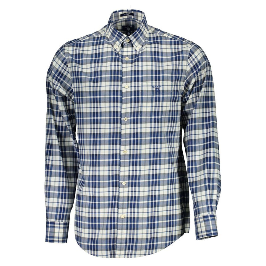 White Cotton Men Shirt