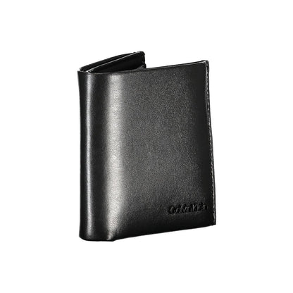 Sleek Black Leather RFID Wallet