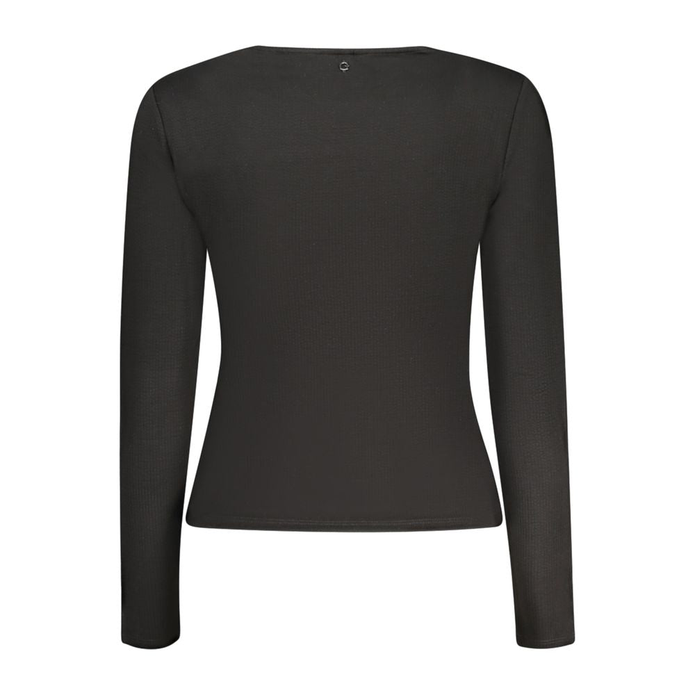 Black Viscose Women Top