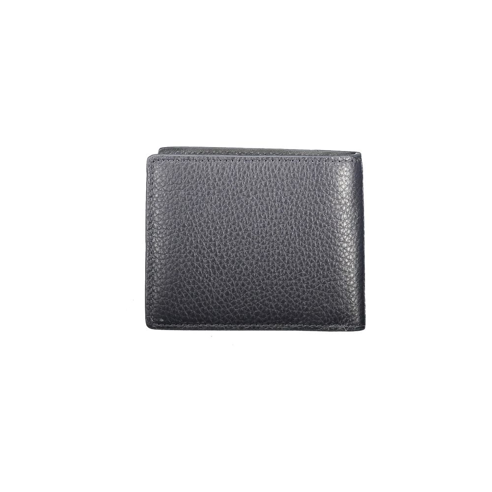 Blue Leather Men Wallet