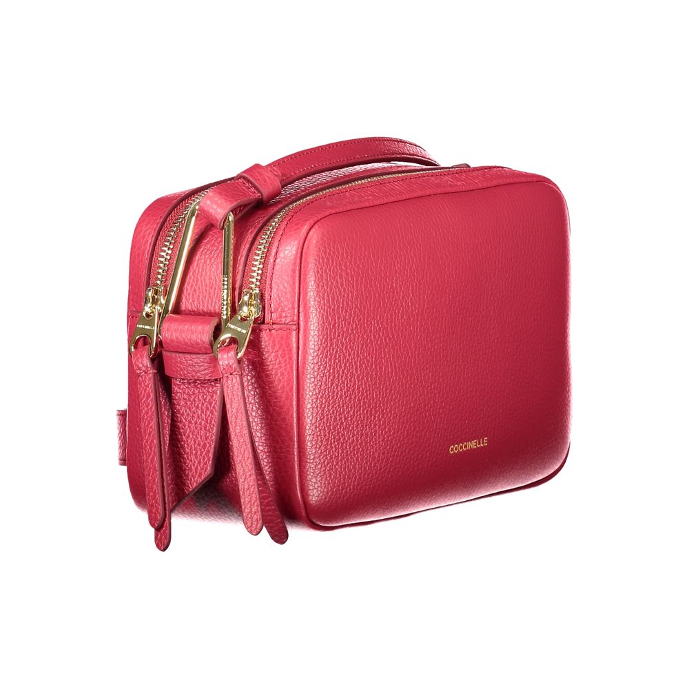 Red Leather Women Handbag